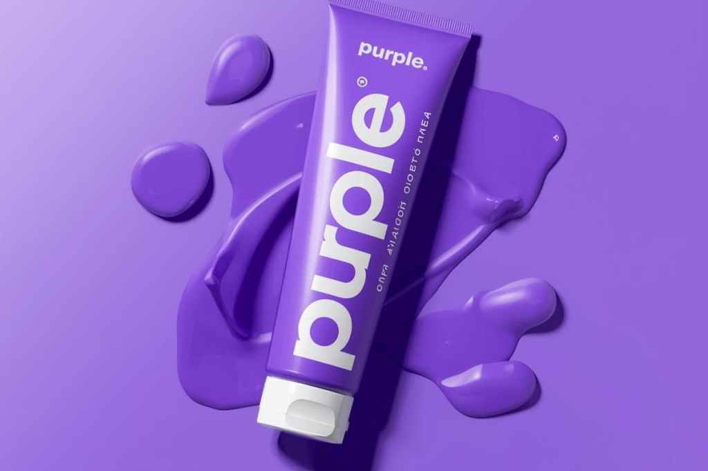 Purple toothpaste. What Is Blue Covarine?
